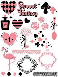Check out these free alice in wonderland tea party printables! Girly Pinterest Stickers Novocom Top