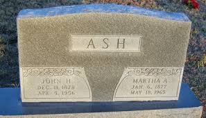 Martha Angeline “Angie” Robertson Ash (1877-1965)