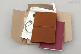We've spotted lots of amazing pictures and reviews online in the meantime, we're fully stocked with the large and passport sizes in this lovely colour and we're offering. Traveler S Company Traveler S Notebook Starter Kit Passport Size Camel Leather Jetpens