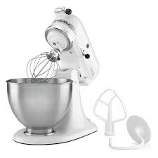 4.7 out of 5 stars. Buy Kitchenaid 5k45ssbwh Classic Stand Mixer White Stand Mixers Argos