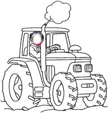 Un tracteur agricole (du latin trahere) est un véhicule automoteur, équipé de roues ou de chenilles, et qui remplit trois fonctions dans les travaux agricoles, ruraux ou forestiers : Coloriage Tracteur Les Beaux Dessins De Transport A Imprimer Et Colorier