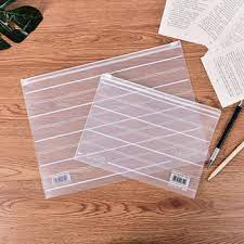 Eine briefvorlage mit word erstellen. M L Brief Style Striped Transparent A4 A5 File Folder File Bag Document Bags Office Stationery Filing Production Material Pp Buy At The Price Of 0 62 In Aliexpress Com Imall Com