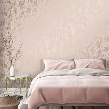 Milan Metallic Wallpaper Blush Pink Gold In 2020 Pink Wallpaper Bedroom Blush And Gold Bedroom Pink And Silver Bedroom