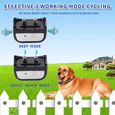 These fences use an underground wire setup to transmit a shock to. Adjustable Control Range 1000 Feet Wireless Fence Dog Boundary Container Justpet Wireless Dog Fence Electric Training Collar 2 In 1 System Waterproof Rechargeable Collar Receiver Training Collars Pet Supplies Sek Pro De