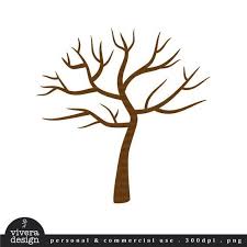 The banyan tree is a large tree that grows up to 100 feet tall and 600 feet in diameter. Printable Pdf Tree With No Leaves Winter Tree Perfect For Thumb Print Tree Digital Clip Art Bare Tree Clip Art