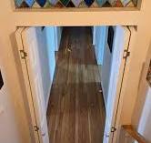 Custom solution for a bedroom door : r/woodworking
