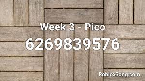 Many fan favourite tiktoks also have song ids, and these are a fun way to connect the two very popular platforms. Week 3 Pico Roblox Id Roblox Music Codes