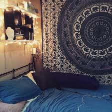 Bohemian, moroccan and hippie style bedding at tapestry girls. Blue Hippie Floral Mandala Tapestry Bedspread Bed Cover Wall Hanging Ethnic Decorative Art Royalfurnish Com