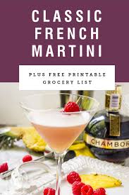 How To Make A Phenomenal French Martini Recipe French Martini Martini Martini Recipes