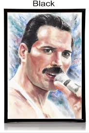 Freddie Mercury Gemälde Original Gemälde von Queen's legendärem Sänger