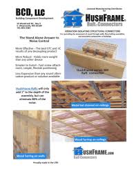 Even if you're on a tight budget, this type of room is the one place where you should consider using this relatively expensive material. Hushframe Raft Connectors Soundproof Ceilings Walls Pack Of 50 Installation Manual Manualzz