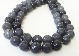 Gray Quartz Faceted Beads Grey Round Quartz Beads Natural Etsy How To Make Beads Faceted Bead Gemstone Beads