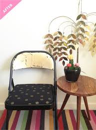 How To Repurpose A Folding Chair Best Friends For Frosting Chair Makeover Folding Chair Makeover Folding Chair