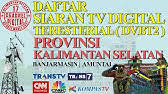 Sedangkan tv digital merupakan suatu progam yang ditransmisikan ke dalam bentul bit 0 dan 1 yang bertujuan untuk mendapatkan signal audio, visual dan data ke sebuah pesawat tv dengan kualitas gambar yang dihasilkan tinggi. Daftar Siaran Tv Digital Teresterial Dvbt2 Provinsi Jawa Barat Bandung 2021 Youtube