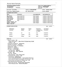 8 Nursing Note Templates Pdf
