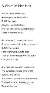 Breathtaking Love Poem By Charles Swain Love Poems Neath Her Hair