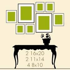 gallery wall layout