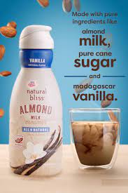 Almond Milk Coffee Creamer Food Humor Healthy Snacks Recipes Almond Milk Coffee Fruity Drink Reci Fruity Drink Recipes Healthy Coffee Creamer Bliss Creamer