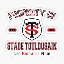 Compte officiel du stade toulousain rugby bit.ly/2ikofl4. Stade Stickers Redbubble