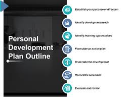 A project plan is key to a successful project. Personal Development Plan Outline Ppt Powerpoint Presentation Slides Display Powerpoint Templates
