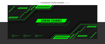 Check spelling or type a new query. Futuristic Green Gaming Background Header Social Media Template 3073637 Vector Art At Vecteezy