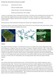 Value of tropical rainforests to people and the environment. File Leaving Certificate Geography