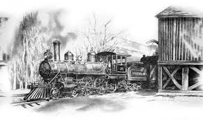 Home Page Of The Heritage Valley Railroad Model Railroad Train Drawing Train Sketch Old Steam Train