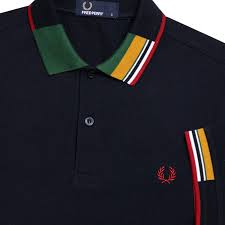Black And Gold Fred Perry Polo Shirt Pin On Polo