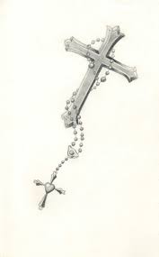 Cross With Rosary Rosary Bead Tattoo Rosary Tattoo Body Art Tattoos