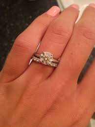 Show Me Your Solitaire Rings With An Eternity Diamond Wedding Band Please Weddingbee Page Diamond Wedding Bands Wedding Ring Bands Diamond Solitaire Rings