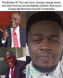 Cyrus Jirongo... bus driver explains