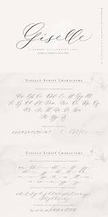 Giselle Script Calligraphy Fonts Hand Lettering Fonts Modern Calligraphy Fonts