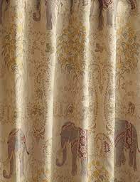 Four Pre Owned Pier One Elephant Tapestry Drapes 50 X 84 Elephant Tapestry Tapestry Curtains Curtain Patterns