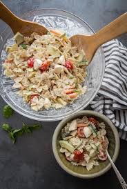 Pour pasta into a bowl, add tomatoes, broccoli, bell pepper, olives, cucumber, carrots, red onion and parmesan. Creamy Italian Pasta Salad An Italian In My Kitchen