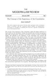 But the framers of our constitution foresaw this state of things, and provided for it, by declaring the supremacy not only of itself, but of the laws made in pursuance of it. Https Onlinelibrary Wiley Com Doi Pdf 10 1111 1468 2230 00306