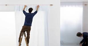 Staffe di fissaggio, espandibile, senza perforazione. Montaggio Delle Tende E Loro Manutenzione Questioni Di Arredamento