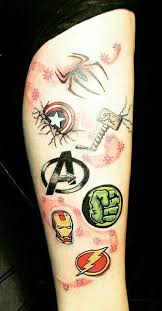 Logo ❤ liked on polyvore featuring fillers, marvel, avengers, fandoms, decorations, doodle, backgrounds, phrase, quotes and saying. Ink The Avengers Tattoos On Your Body And Have The Superpowers Avengers Tattoo Marvel Tattoos Tattoos
