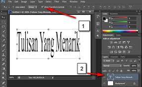 Membuat tulisan cantik di photoshop. Cara Membuat Tulisan Yang Menarik Di Photoshop