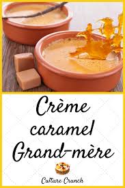 Creme Caramel Grand Mere La Recette Facile Et Savoureuse Recettes De Cuisine Recette Recette Creme Dessert