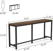 70.9 inch extra long sofa table, console table behind sofa couch, narrow long entryway table. Tribesigns 70 Inch Extra Long Sofa Table Rustic Solid Wood Console Tables Behind Couch Table Hallway Table For Living Room Entryway Walmart Com Walmart Com