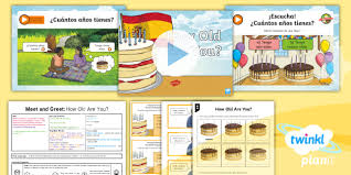 Hey friends, in this video you will learn how to ask age in the spanish language. Spanish Meet And Greet How Old Are You Year 3 Lesson Pack 6