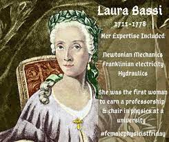 Sie zeigte bereits in früher jugend. Laura Bassi Women In Physics Professorship Scientific Fields