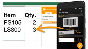 Barcode Scanner App For Data Collection With Word Excel Google Sheets Chrome Youtube