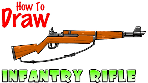 How to draw fortnite gun【pump shotgun】easy & cute drawing｜jolly art negi. How To Draw Infantry Rifle Fortnite Youtube