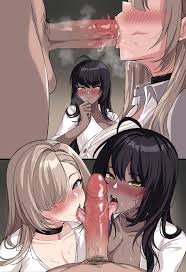 Asuna & Karin Blowjob (hellaP) [Blue Archive] : rrule34