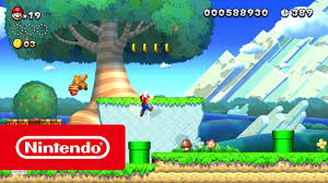 New Super Mario Bros U Deluxe Ren En Spring Met Mario Nintendo Switch Youtube