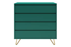 Valnatura kommode wildeiche massiv braun , holz , 4 schubladen , 99.5x91x42 cm. Salesfever Kommode Breit 4 Schubladen Real De