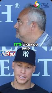 Parte de la entrevista con Aaron Judge @thejudge44 hablándonos de su  designación como Capitán del equipo de los Estados Unidos para el Clásico  Mundial de Béisbol 2026.