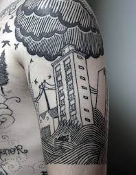 Erkeklere Ozel 90 Mimari Dovmeler Tattoo Radiohead Tattoo Picture Tattoos Cloud Tattoo