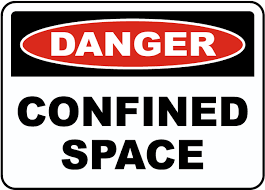 Danger Confined Space Sign
